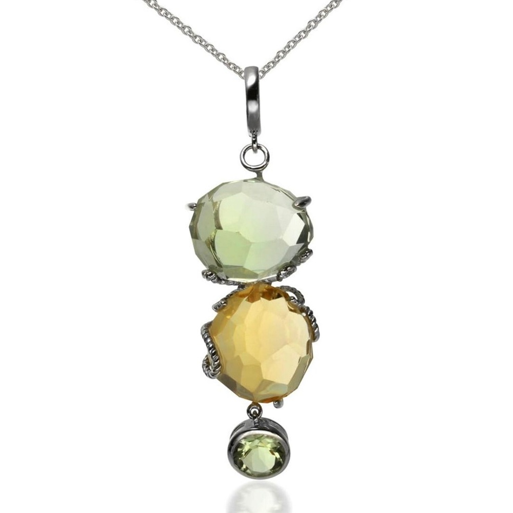 Pangea Mines Prasiolite necklace MSRP $399.99